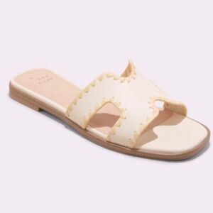 NWT Woman’s Helena Whipstitch Slide Sandals by A New Day